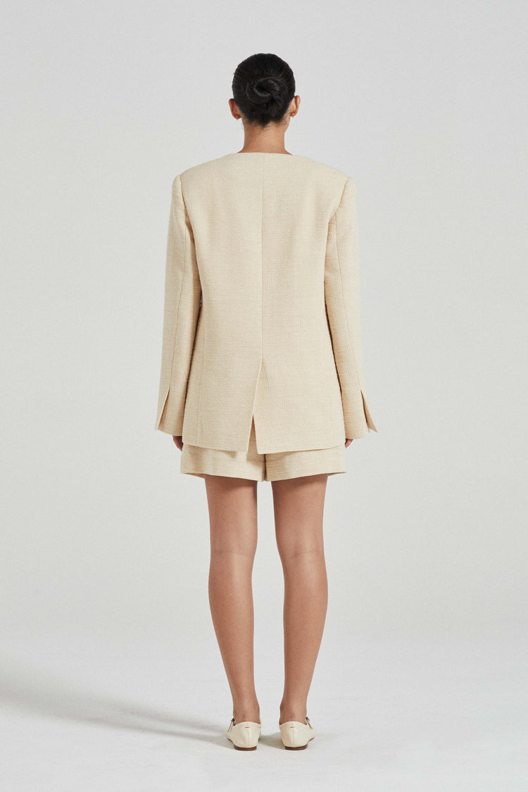 The Candice Blazer Basket Weave