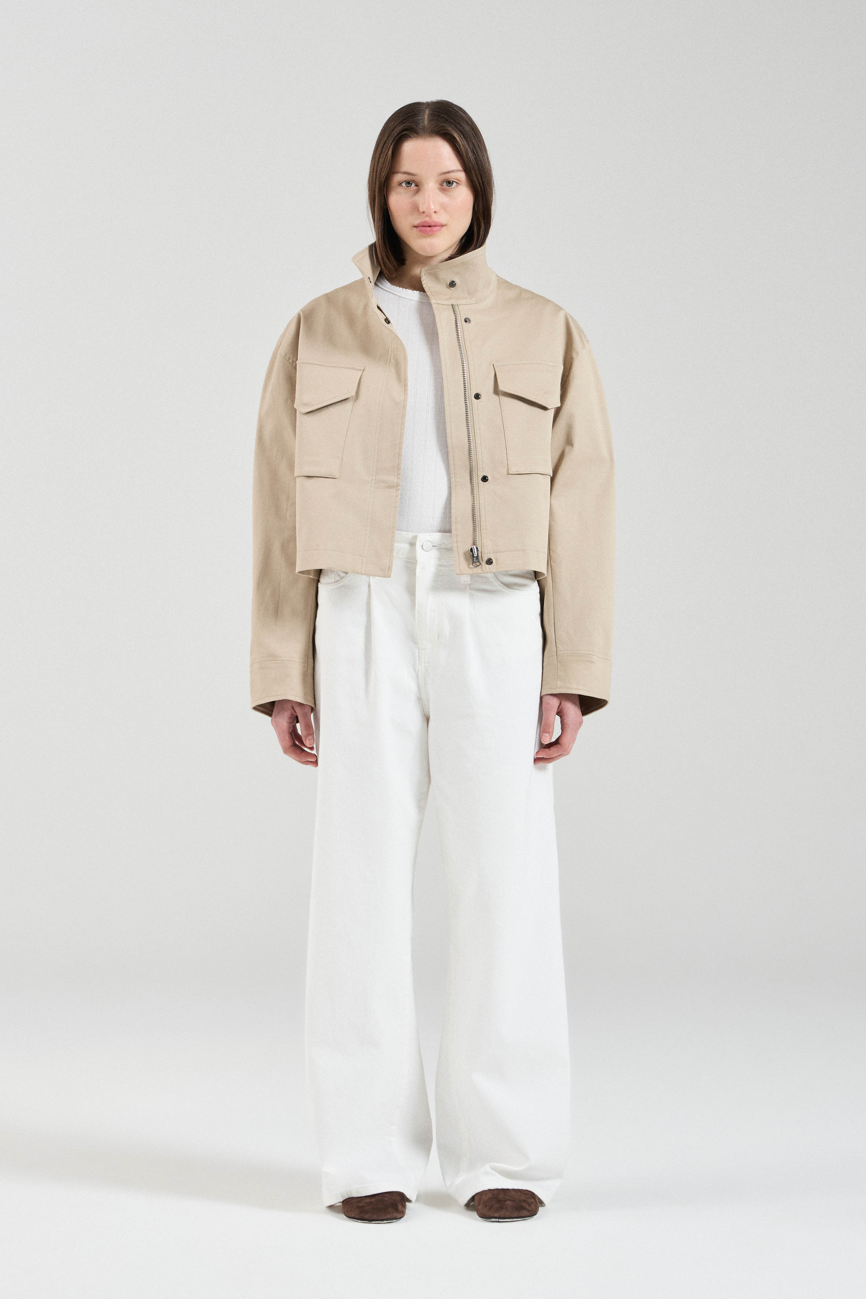 The Esther Cropped Trench