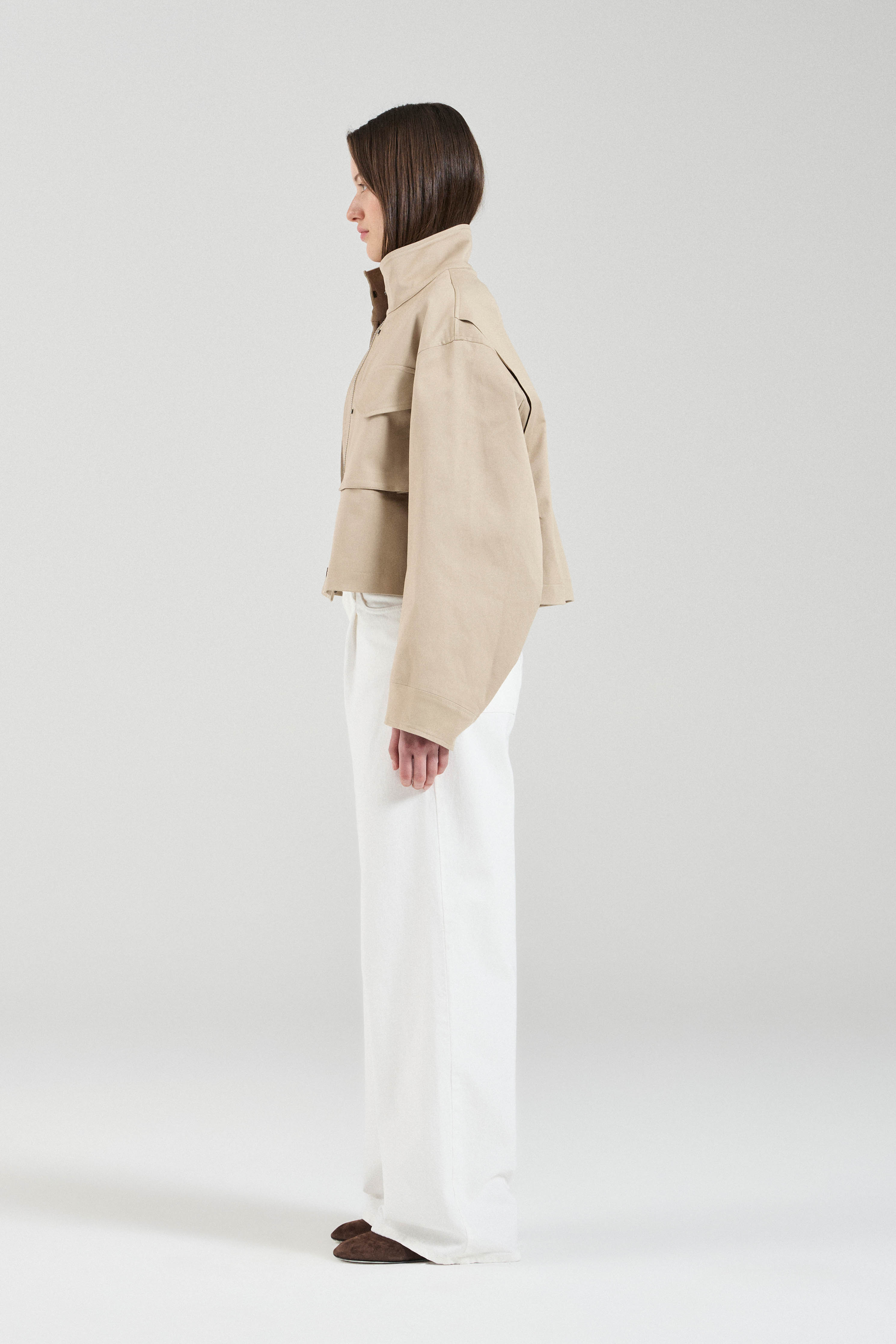 The Esther Cropped Trench