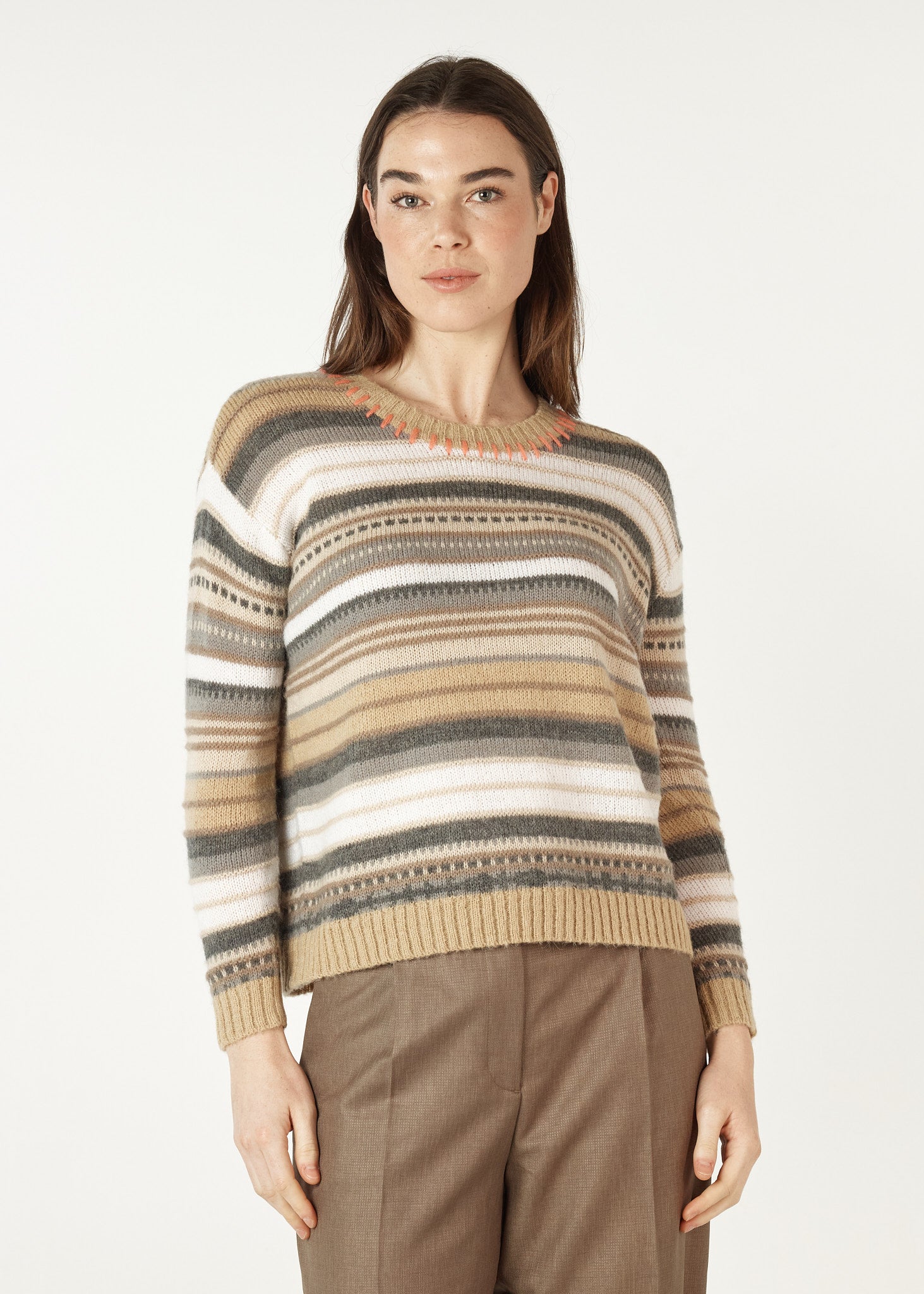 ZP7108 - Mohair Stripe - Oat