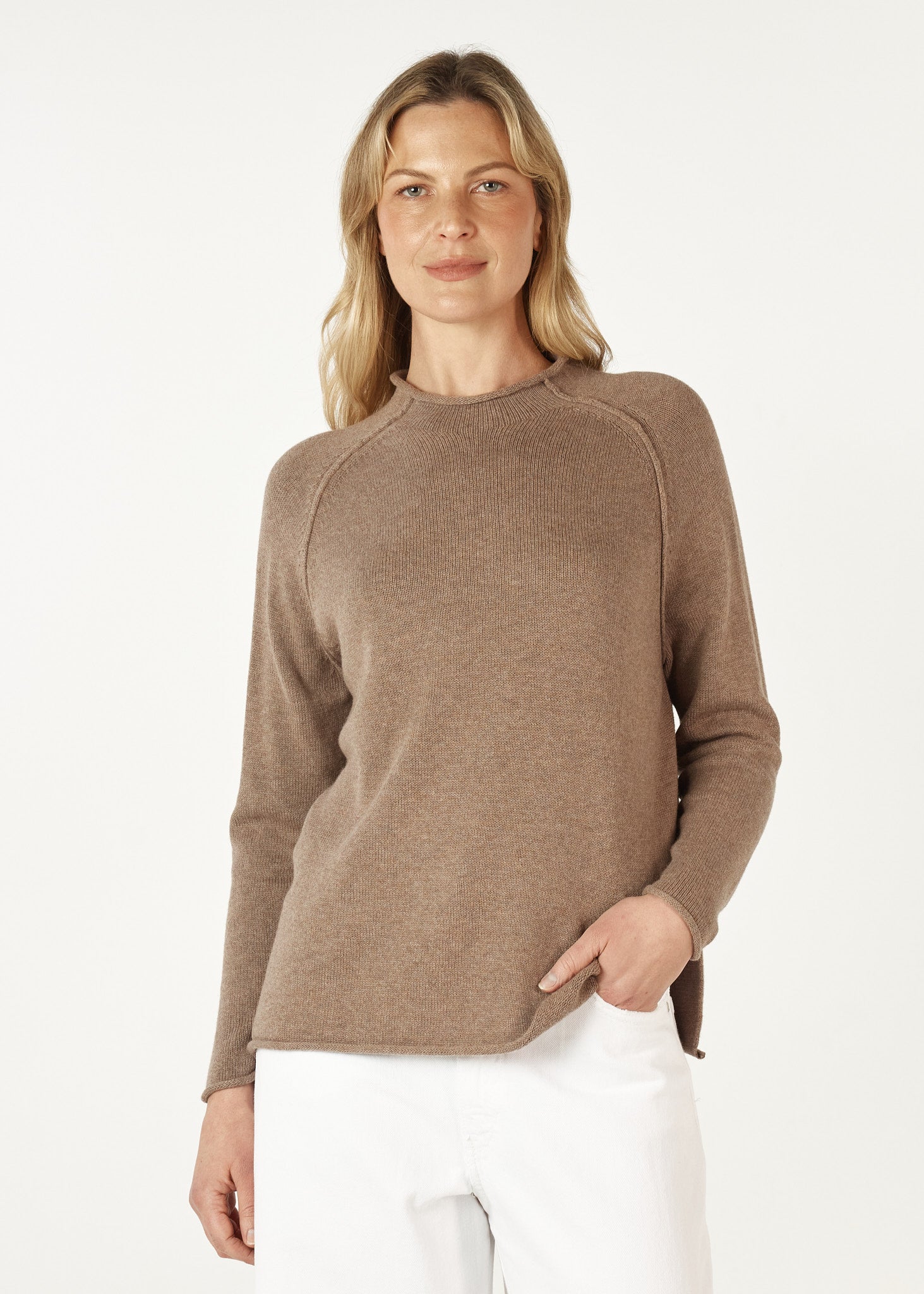 ZP7145 - Essential Funnel Neck - Bark