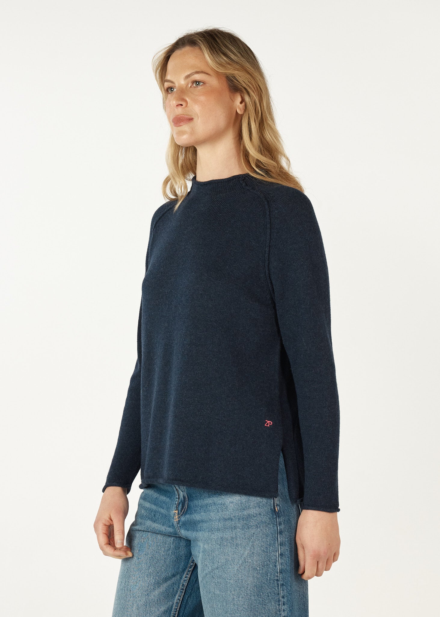 ZP7145 - Essential Funnel Neck - Denim