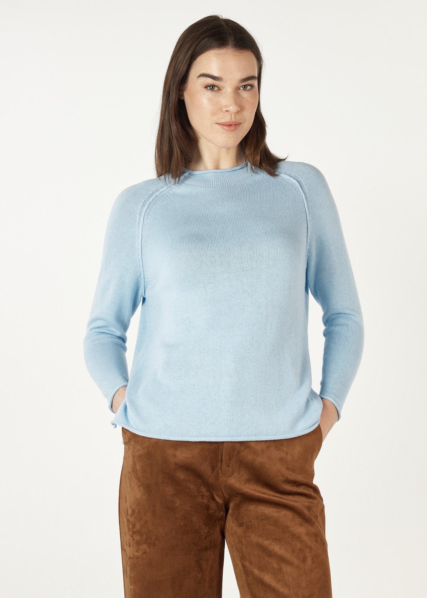 ZP7145 - Essential Funnel Neck - Sky