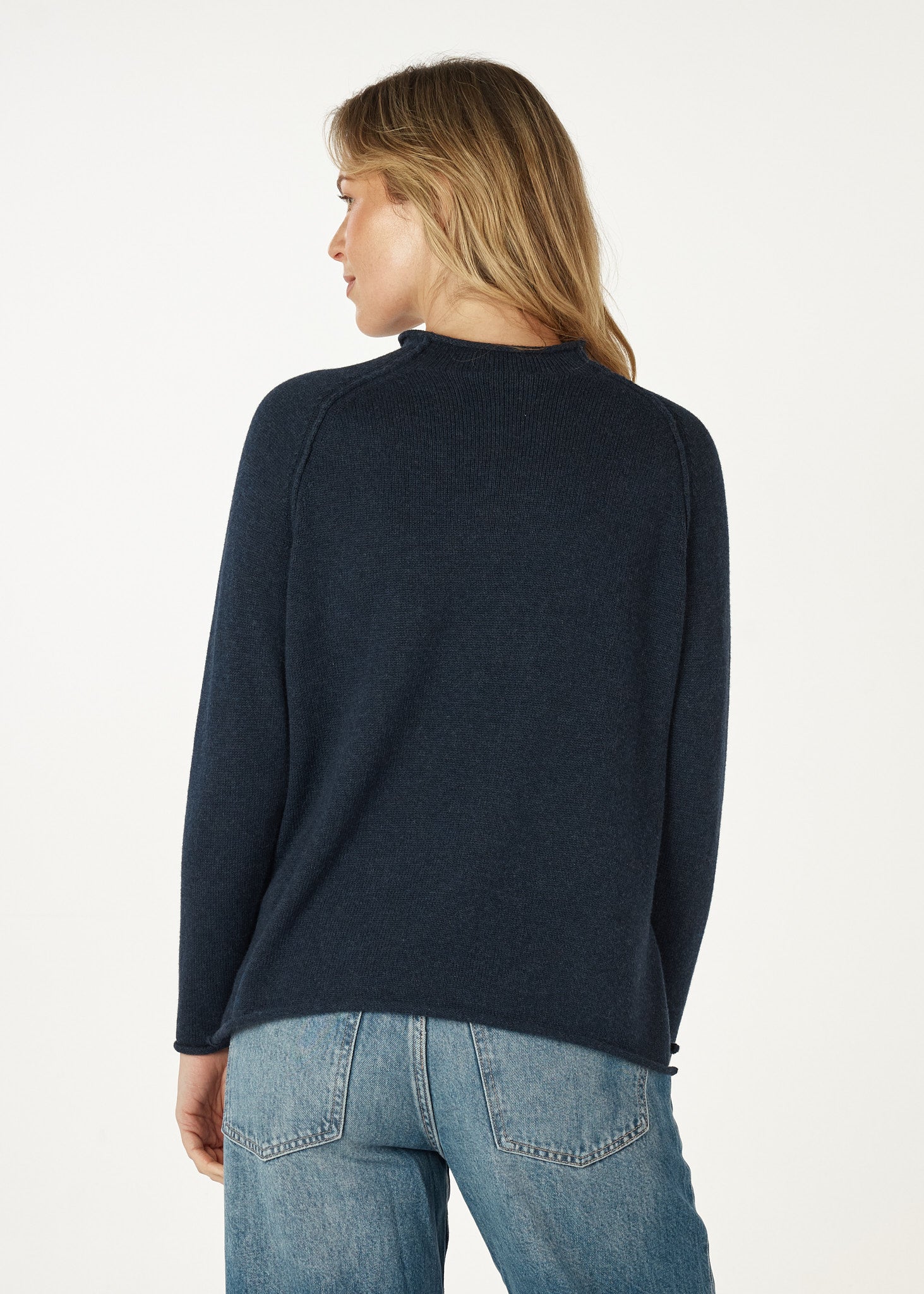 ZP7145 - Essential Funnel Neck - Denim