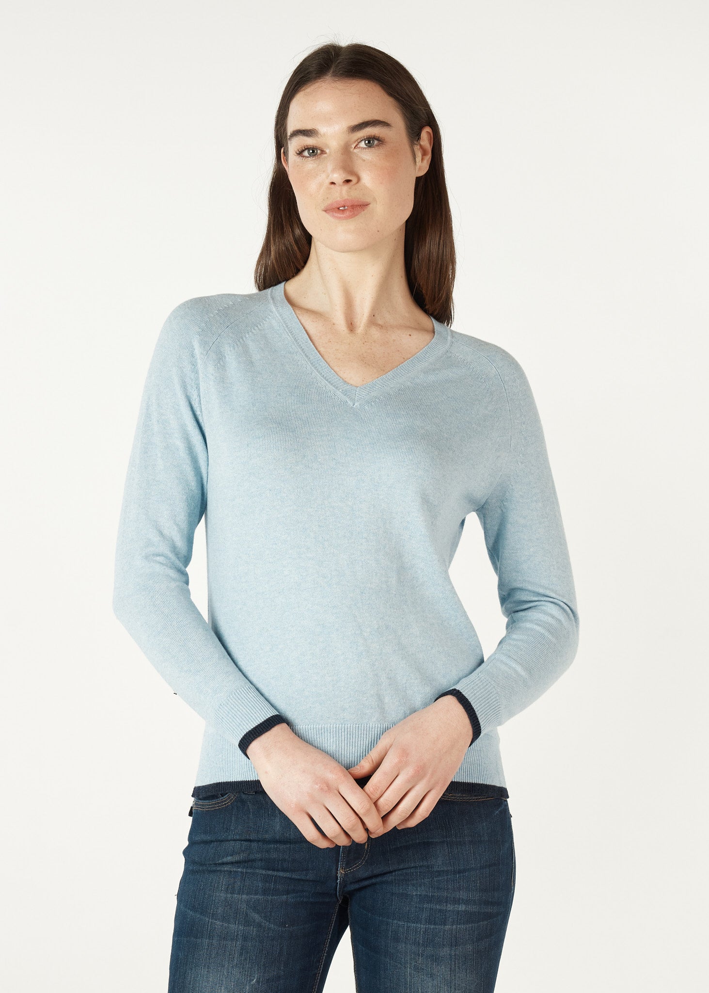 ZP7157 - Essential V Neck - Powder