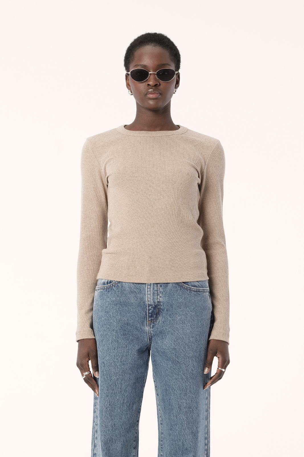 Nola Long Sleeve Top - Oatmarle