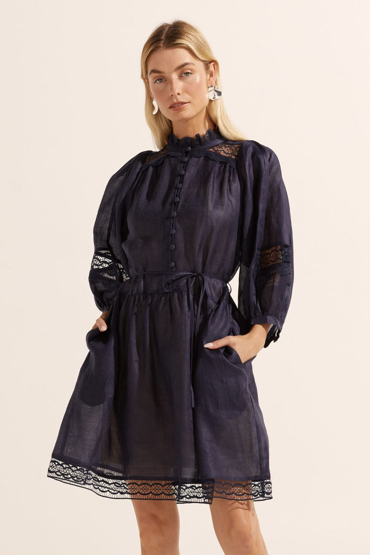 Salute Dress - Indigo